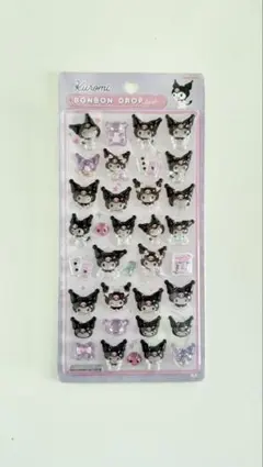 Kuromi ボンボンドロップシール 24枚