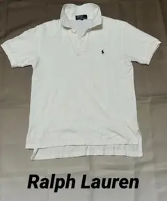 Polo by Ralph Lauren ホワイトポロシャツ 裾は前後差デザイン