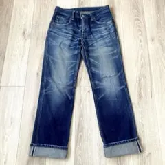セルビッチ赤耳 リーバイス 502 デニムパンツ W29 L33 ヒゲダメージ