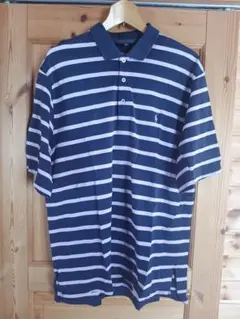 POLO GOLF ラルフローレン ポロシャツ ボーダー LL