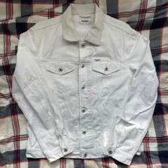 DIESEL デニムジャケット　襟レザー