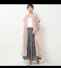 新品未使用　ベルメゾン　綿ボイル薄手ワンピース