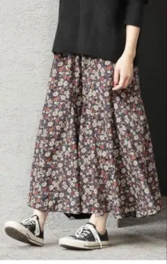 ジャーナルスタンダードrelume フラワープリント フレアスカート サイズF