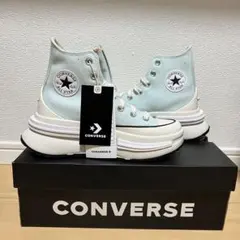 新品！韓国限定モデル！CONVERSE ALL STAR 水色 厚底スニーカー