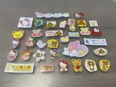 平成レトロ　フレークシール　キティ　マイメロ　リラックマ　サンリオ　サンエックス