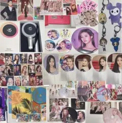 TWICEサナグッズまとめ売りトレカペンライト缶バッジアルバムうちわサブリー