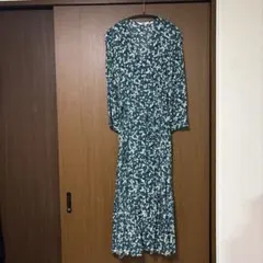 UNIQLO 花柄ロングワンピース Mサイズ
