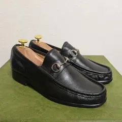 美品 GUCCI ヴィンテージ ホースビットローファー 黒 42E - メルカリ