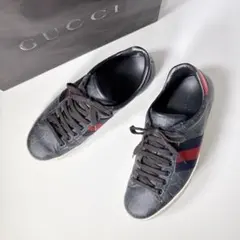 グッチ GUCCI シマレザー チャッカブーツ シェリーライン ミッドカット グッチ GUCCI シマレザー チャッカブーツ シェリーライン ミッドカット