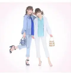 &LOVE フェミニンふりるHAPPY&CUTEパーカー　白　M 未使用のサムネイル