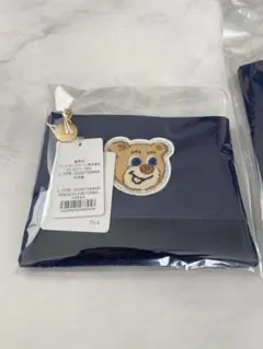 FEILER ネイビー ワッペントートバッグ(L・小)&ポーチ