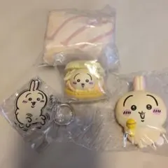 ちいかわ　ガチャ　うさぎ カラフルトート&キャラマカロン&ライトクリップセット