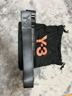 Y-3 ブラック ベルト 収納袋付き