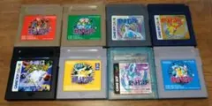 ポケットモンスター ゲームボーイソフト 8本セット