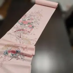 正絹 浜ちりめん 四季の花々 付下げ 八掛けおまけ 最高級 品格 - メルカリ