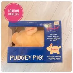新品　開封のみ　Pudgy Pig ぶた ぬいぐるみ ロンドンHamleys