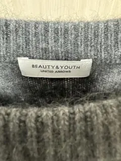 BEAUTY&YOUTH グレー 長袖セーター