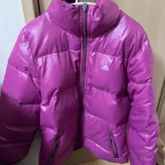 adidas ピンク ダウンジャケット Mサイズ