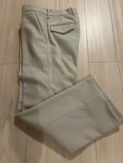 ベイクルーズ　48サイズベージュ ウール混紡 スラックス　edioice