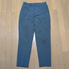 GU ジーユー ウォッシャブルテーパードパンツ グレー