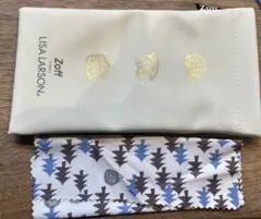 Zoff メガネケース 猫とハリネズミ　リサ・ラーソンデザイン