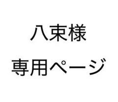 八束様専用ページのサムネイル