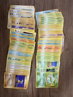 旧裏　ポケモンカード129枚まとめ売り　ダブりなし　第一弾〜ロケット団