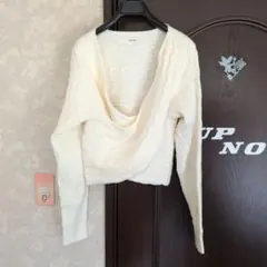 ROYAL PARTY アイボリー ケーブルニット