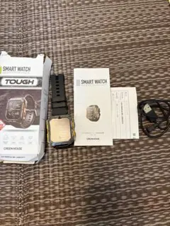 GREEN HOUSE スマートウォッチ 本体 GH-SMWGA-BK