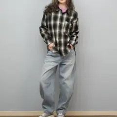 Roxy Ombre check pattern shirt sizeSのサムネイル