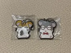 ハム太郎一番くじ　K賞ラバーチャーム　トラハムくん、めがねくん