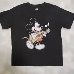 ユニクロ　UT ディズニー　コラボ　ミッキー　Tシャツ 半袖　ブラック　130