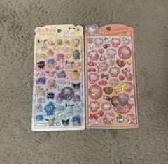 うるちゅるポップシール サンリオ ベビーキティ　ウサハナ　ハンギョドン　プリン