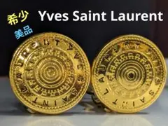 イヴサンローラン　イヤリング　サークルロゴ　YSL　ゴールド　No.2635のサムネイル