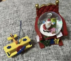 クリスマスドイツ製オーナメント スノドーム付き