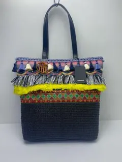 新品 KIRALY キラリー カゴバッグ トートバッグ 肩掛け チャーム付き