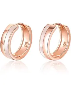 新品❗️Free bird フープピアス　レディース　ピンクゴールド