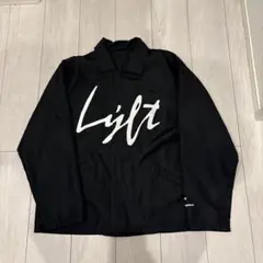 lyft ナイロンジャケット ブラック ロゴ