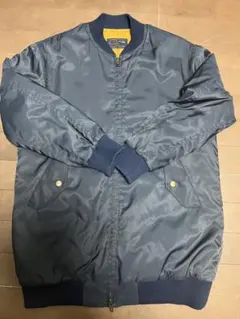 ネイビー MA-1ジャケット サイズF