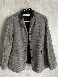 C's ヘリンボーンテーラードジャケット