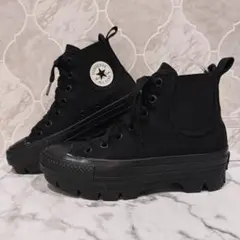 【美品✨️】コンバース オールスターR サイドゴア 厚底 チャンク HI 22.5