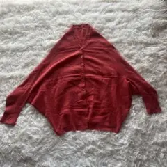 HIROKO BIS レディース カーディガン M ウール ヒロココシノ レッド