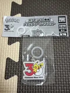 ポケモン　30周年　メタルチャームマスコット　ピカチュウ　限定　レア　30th