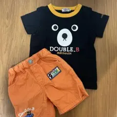 ミキハウス　ダブルビー　上下セット　まとめ売り　Tシャツ パンツ　90cm