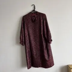 핸드메이드 푸시아 샤이니 코트