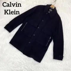 『カルバンクライン』(M) イタリア製 カシミヤ混 ジャケット コート