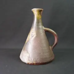 備前焼 瓢箪型 花瓶 陶器 花器、銘有り被せ徳利です‼️ - メルカリ