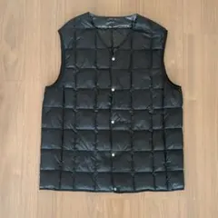 TAION インナー　ダウン　ベスト　Vネック