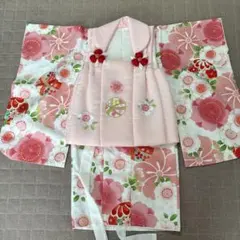 【美品】七五三 3歳 京都花ひめ 被布　フルセット