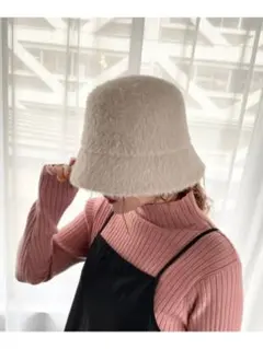 ローリーズファーム バケットハット　シャギー　中古品　バケハ